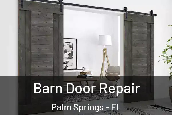  Barn Door Repair Palm Springs - FL