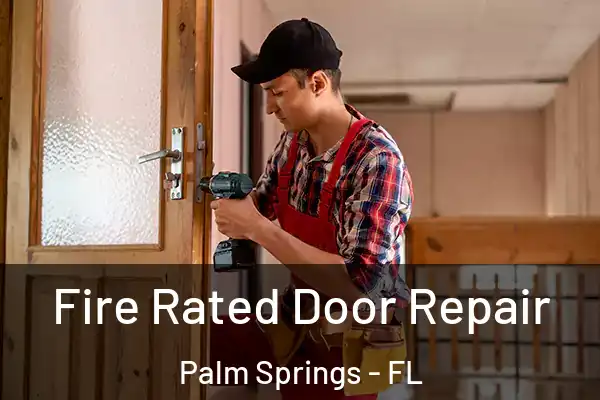 Fire Rated Door Repair Palm Springs - FL