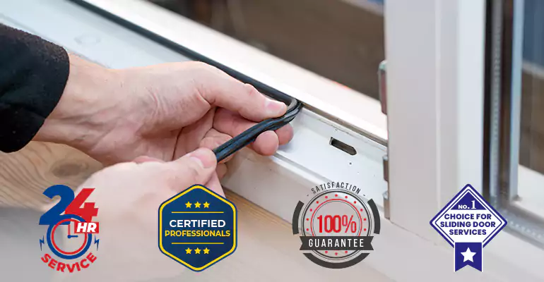 Sliding Glass Door Track Repair and Cost Estimate in Palm Springs