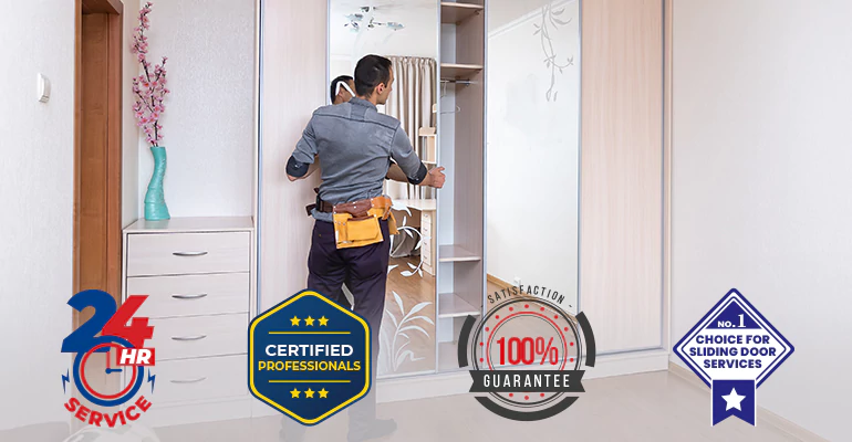 Sliding Closet Door Installation in Palm Springs, FL