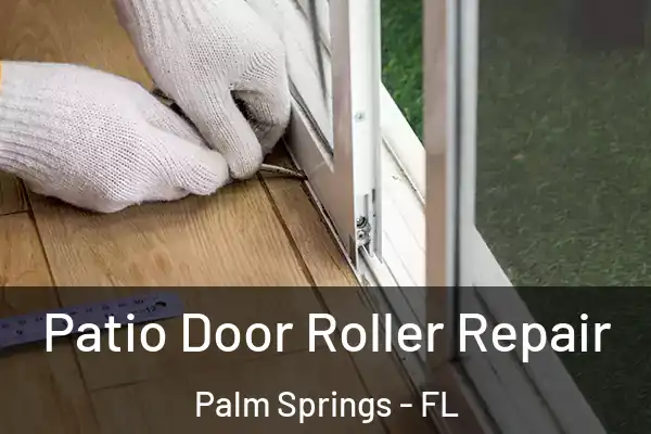  Patio Door Roller Repair Palm Springs - FL