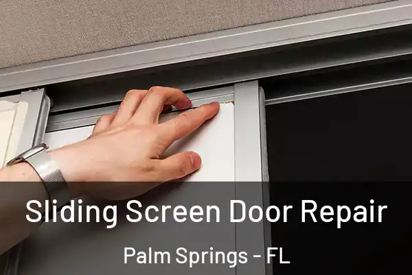  Sliding Screen Door Repair Palm Springs - FL